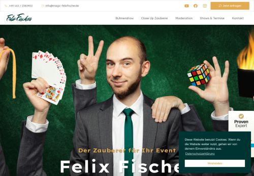 Zauberkünstler Felix Fischer