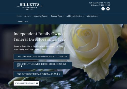 www.sillettsfunerals.co.uk