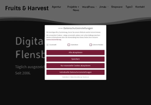 Fruits & Harvest · Digitalagentur Flensburg | Köln