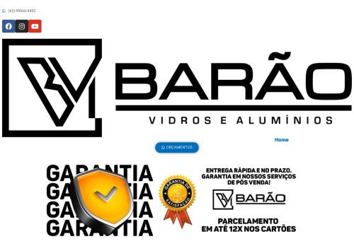 Barão Vidros e Alumínios - Esquadrias de Alumínio