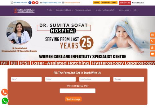 Dr. Sumita Sofat Hospital Obstetricians & Gynecologists - IVF Centre in Punjab