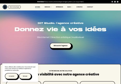 307 STUDIO | Agence créative - Création de site internet - Graphiste - Audiovisuel