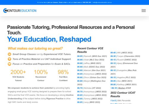 Contour MedPrep | UCAT & MMI Tutoring