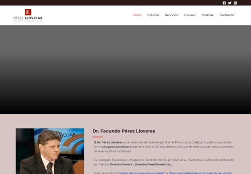 Dr. Pérez Lloveras - Criminal Defense Attorney in Córdoba