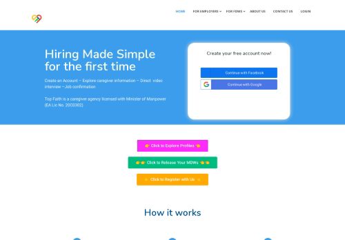 Top Faith Caregivers Agency / Home Care for Elderly Singapore